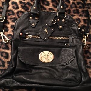 Emma Fox Leather Crossbody Messenger Bag